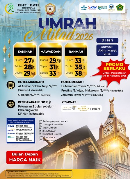 UMRAH MILAD SAKINAH (30 MARET 2026)